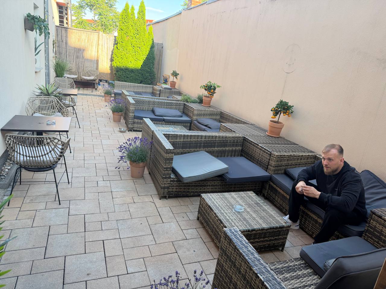 Unsere Sommerterrasse